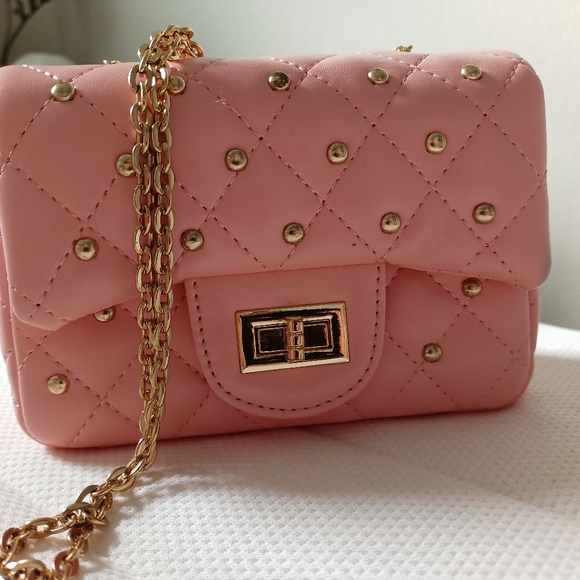 ZOMI GEMS Classic Quilted Stud Flap Mini Handbag - Picture 6 of 6